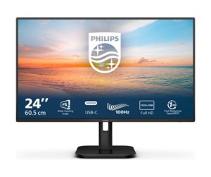 Skjerm - 24" Philips 24E1N1300A - 1920x1080 - 100Hz - IPS - USB-C - 24E1N1300A/00