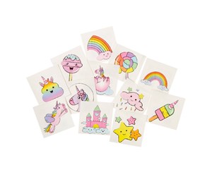 Små gaver til barn - LG-Imports Tattoos Unicorn 12pcs. - 8483