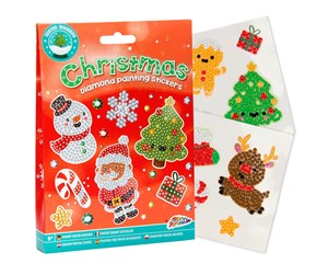 Kreative leker - Creative Craft Group XMAS Diamond Painting Stickers 12pcs. - 800021