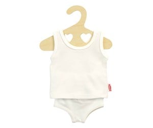 Dukker, Bamser & Utstyr - Heless Doll underpants and shirt White 28-35 cm - 1221