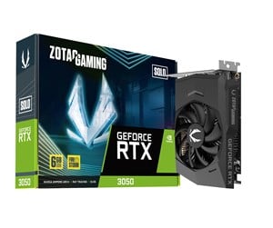 Grafikkort - ZOTAC GeForce RTX 3050 Solo - 6GB GDDR6 RAM - Grafikkort - ZT-A30510G-10L