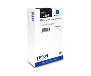 Printertilbehør blekk/toner - Epson T7561 - L size - black - original - ink cartridge - Blekkpatron Svart - C13T75614N