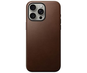 Mobil - Deksel og etui - Nomad Modern Leather Case - brown - iPhone 15 Pro Max - NM01619185