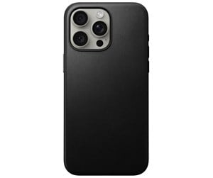 Mobil - Deksel og etui - Nomad Modern Leather Case - black - iPhone 15 Pro Max - NM01618485