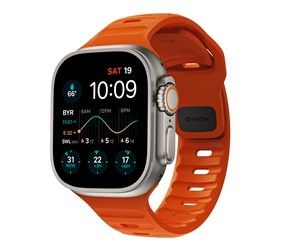 Smartklokke - Tilbehør - Nomad Sport Strap M/L - orange - AW Ultra 2/1 (49mm) 9/8/7 (45mm)/6/SE/5/4 (44mm)/3/2/1 (42mm) - NM00736685