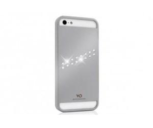 Mobil - Deksel og etui - WHITE DIAMONDS Mobile Phone Cover Metal Stream for iPhone 5 Silver - 1210MMSTR45