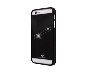 Mobil - Deksel og etui - WHITE DIAMONDS Mobile Phone Cover Metal Stream for iPhone 5 Black - 1210MMSTR6