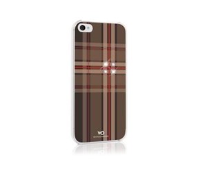 Mobil - Deksel og etui - WHITE DIAMONDS Knox Mobile Phone Cover for Apple iPhone 5/5s Brown - 1210KNX9