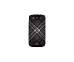 Mobil - Deksel og etui - WHITE DIAMONDS Grid Mobile Phone Cover for S amsung Galaxy S III black - 2210GRI6