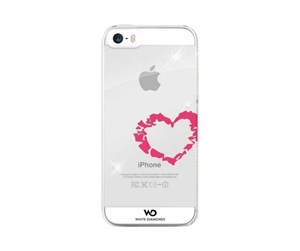 Mobil - Deksel og etui - WHITE DIAMONDS Lipstick Heart Mobile Phone Cover for Apple iPhone 5/5s red - 1210LIP61