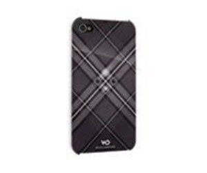 Mobil - Deksel og etui - WHITE DIAMONDS Grid Mobile Phone Cover for Apple iPhone 4/4S black - 1110GRI6