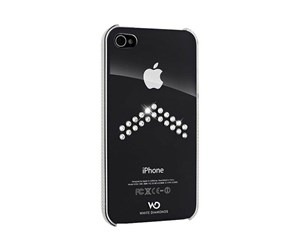 Mobil - Deksel og etui - WHITE DIAMONDS Arrow Mobile Phone Cover for Apple iPhone 4/4S chrome - 1110ARR2