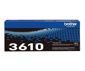 Printertilbehør blekk/toner - Brother TN3610 - black - original - toner cartridge - Laser toner Svart - TN3610