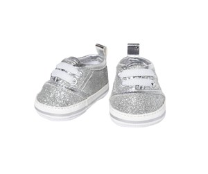 Dukker, Bamser & Utstyr - Heless Doll Sneakers Glitter Silver 38-45 cm - 147