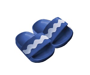 Dukker, Bamser & Utstyr - Heless Dolls Bath Slippers Blue 38-45 cm - 2008