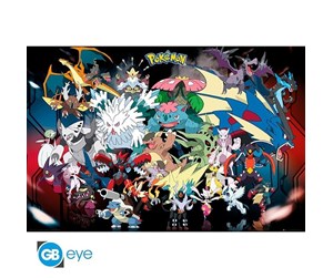 Reklameartikler - ABYstyle - POKEMON Poster Mega Evolution (91.5x61cm) - Plakat - FP3813