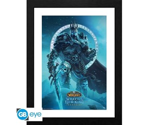 Reklameartikler - ABYstyle - WORLD OF WARCRAFT Framed print Lich King - Bilde - GBYDCO206