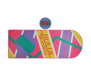 Musematte & Tilbehør  - FaNaTtik Back to the Future XL Hoverboard Desk Pad and Coaster Set - UV-BF209