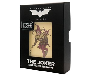 Reklameartikler - FaNaTtik - Batman Limited Edition Joker Calling Card Ingot - THG-DC62