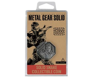 Reklameartikler - FaNaTtik - Metal Gear Solid Limited Edition 'Solid Snake' Collectible Coin - KON-MGS08