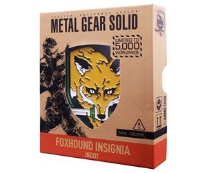 Reklameartikler - FaNaTtik - Metal Gear Solid FOXHOUND Insignia Limited Edition Ingot - KON-MGS02