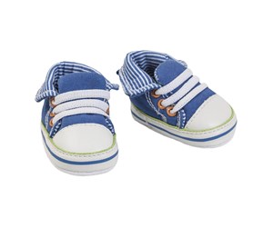 Dukker, Bamser & Utstyr - Heless Doll Shoes Sneakers Blue 38-45 cm - 447