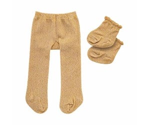 Dukker, Bamser & Utstyr - Heless Doll Tights with Socks - Gold 28-35 cm - 4761