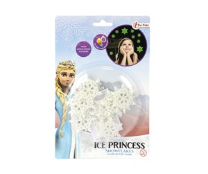 Barnerom - Toi-Toys Glow in the Dark Ice Princess Snowflakes - 12140A