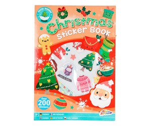 Hobbyartikler - Creative Craft Group XMAS Sticker Book A4 8 Sheets - 800007