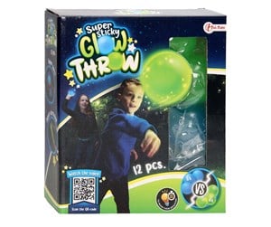 Små gaver til barn - Toi-Toys Sticky Stretch Balls Glow in the Dark 12pcs - 36612A