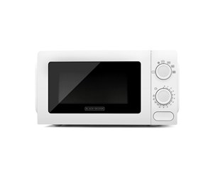 Mikrobølgeovn - Black & Decker Microwave 20 L 700W White - ES9700030B