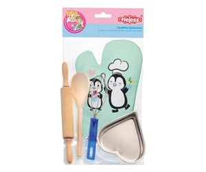 Dukker, Bamser & Utstyr - Heless Baking set with accessories Penguin - 232