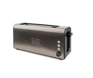 Brødrister - Black & Decker Brødrister Toaster Long Slot Brushed - ES9600070B