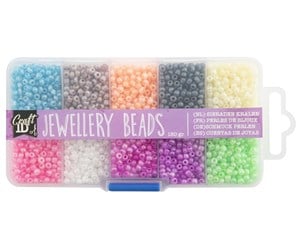 Arts & Crafts - Tilbehør - Craft Sensations Jewellery beads 15 grams each colour 10 colours - CR1403/GE