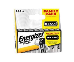 Batteri - Energizer Batteri AAA/LR03 Alkaline Power 16-pack - E303320000