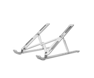 Kabinett tilbehør (kjølepasta mv.) - Desire2 Foldable Laptop Stand X shaped Aluminium Silver - D2XRISSI