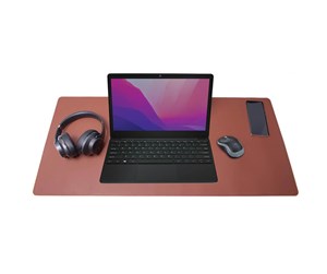 Musematte & Tilbehør  - Desire2 Prestige Pad Desk Mat 400x900mm Brown - D2DMBN