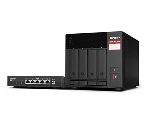 NAS-Server - QNAP TS-473A - NAS server - with QSW-1105-5T switch - NAS-Server - TS-473A-SW5T