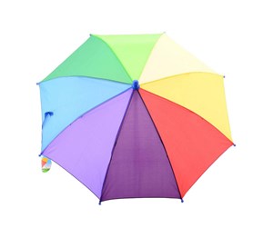 Skole - Johntoy Rainbow Umbrella Ø 68 cm (Assorted) - 29568