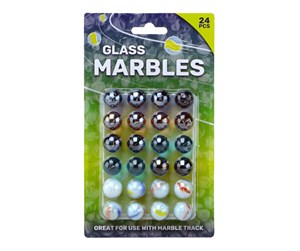 Leketøy - Outdoor Fun Marbles on Card 24 pcs. - 29631