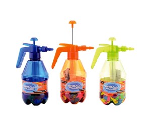 Vannlek - Johntoy Aqua Fun Water Balloon Filler with 250 Neon Water Balloons (Assorted) - 29454