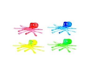 Små gaver til barn - Toi-Toys Window Crawler Sticky Octopus (Assorted) - 35634Z