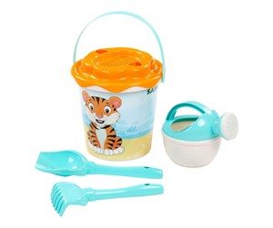 Utendørsleker - Cavallino Toys Cavallino Safari XL Bucket Set Blue with Watering Can 5 pcs. - 9313SF01