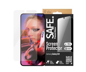 Mobil - Beskyttelsesglass - SAFE. by PanzerGlass Screen Protector Samsung Galaxy S24 | Ultra-Wide Fit w. EasyAligner - SAFE95666