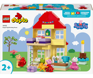 LEGO® - LEGO DUPLO 10433 Bursdagshuset til Peppa Gris - 10433