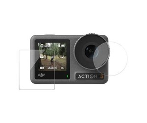 Actionkamera  - Tilbehør - TELESIN Tempered glass film or DJI Osmo Action 4/3 - OA-FLM-007