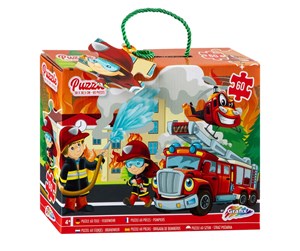 Puslespill - Creative Craft Group Fire brigade floor puzzle 60 pcs. Gulv - 400023