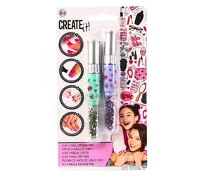 Kreative leker - CREATE IT! Beauty Nail Polish 3in1 Pens 2pcs. (Assorted) - 84100