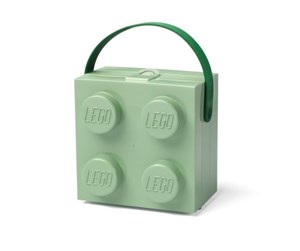 Barnerom - LEGO BOX W. HANDLE - SAND GREEN - 40240005