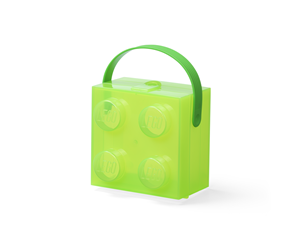 Barnerom - LEGO Box W. Handle Translucent Green - 40240008